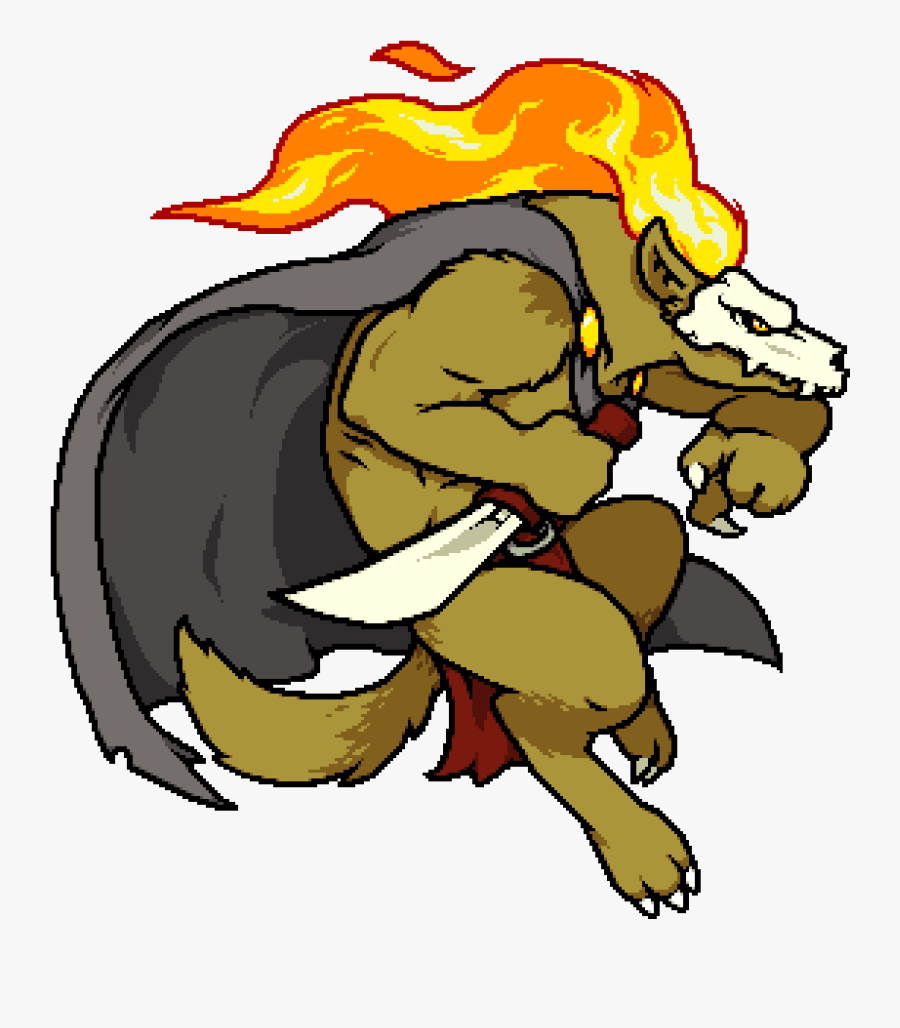 The Exiled Flame - Rivals Of Aether Wolf, Transparent Clipart