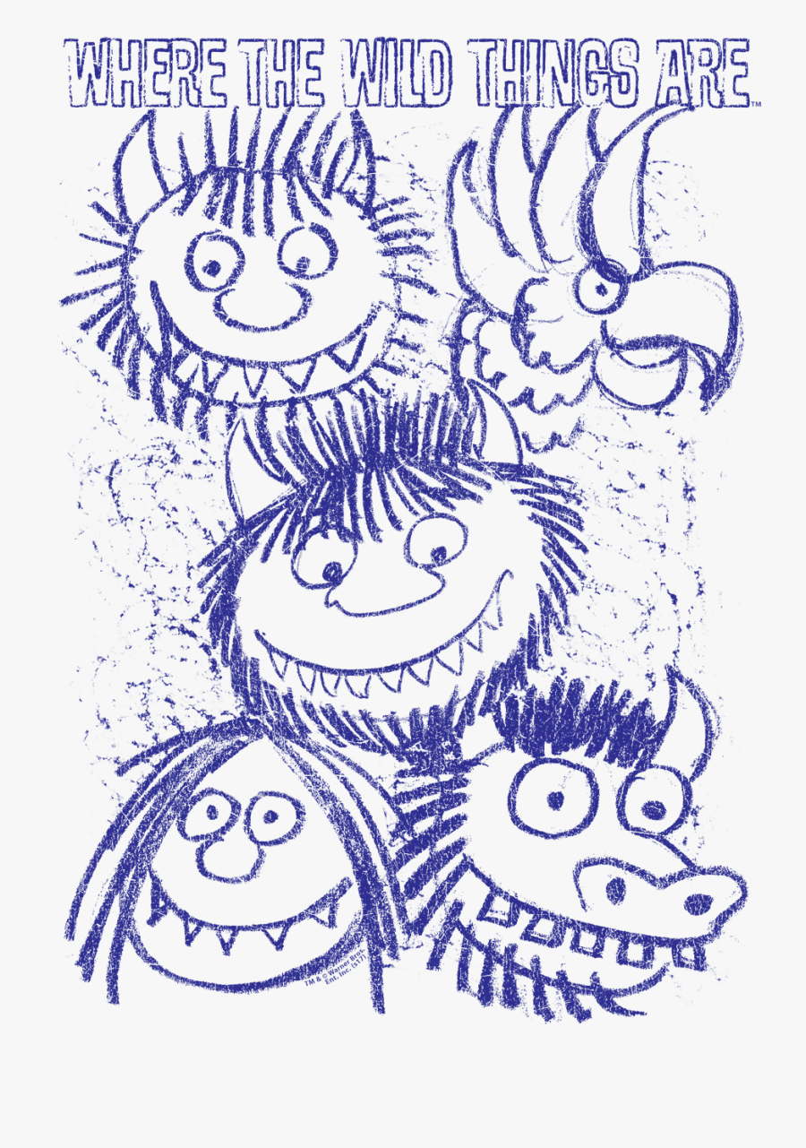 Transparent Where The Wild Things Are Png - Sketch, Transparent Clipart