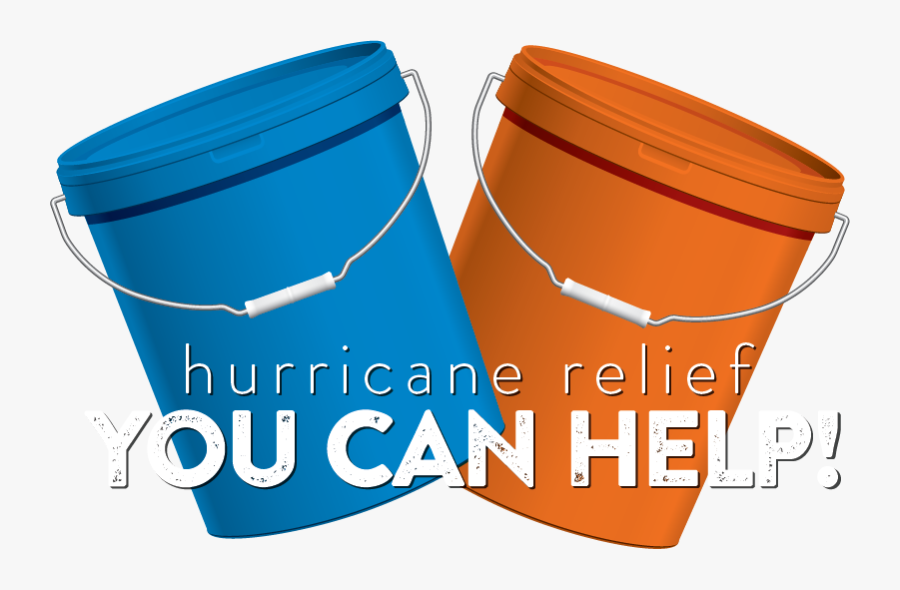 Hurricane Harvey Buckets Nhunited - Hurricane Relief Buckets, Transparent Clipart