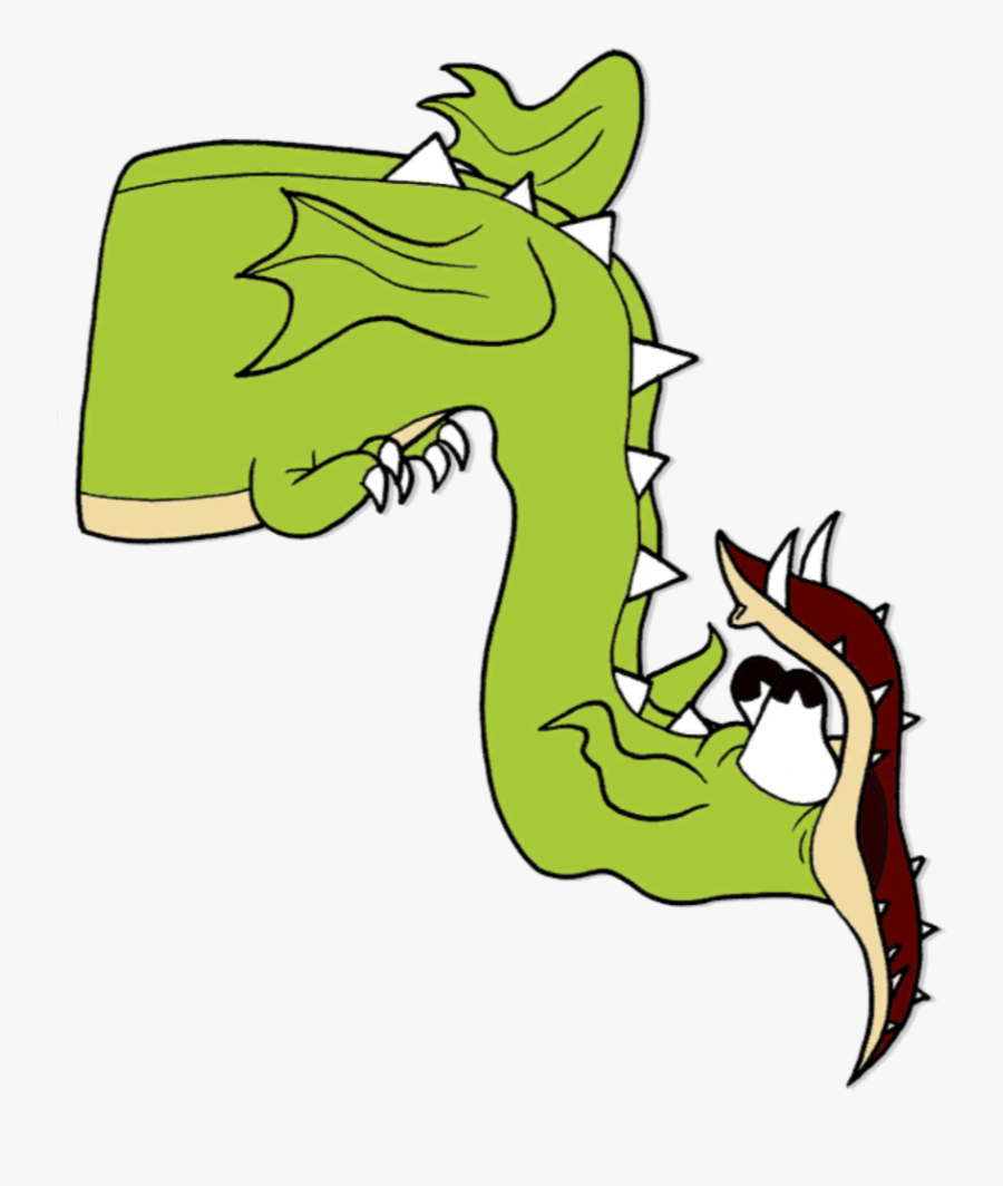 Cartoon Dragon Png - Cuphead Dragon Png, Transparent Clipart