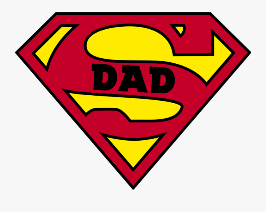 #superdad #dad #super #man - Superman Logo Png, Transparent Clipart