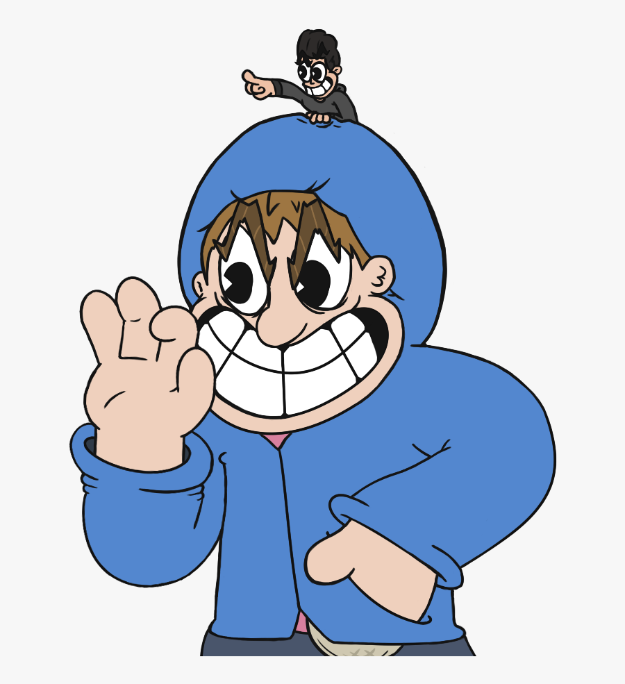 "drew A Friend Of Mine And I As A Cuphead Boss - Video Game, Transparent Clipart