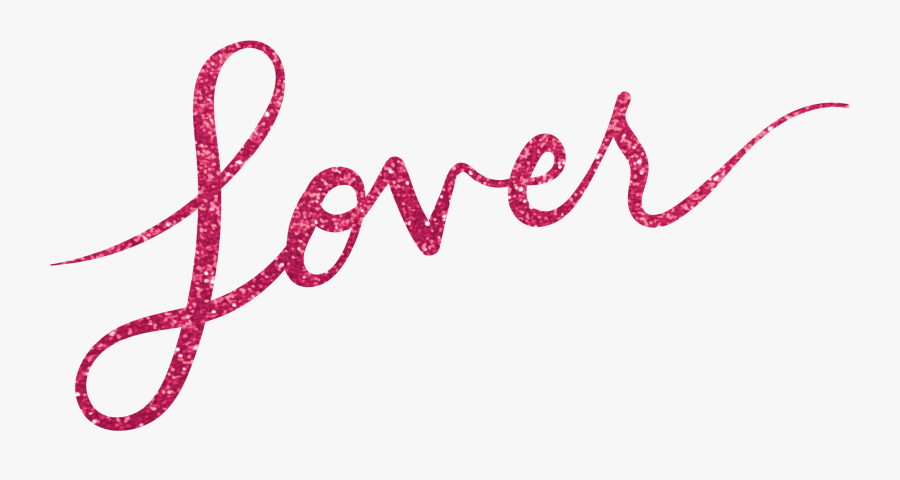 Taylor Swift Lover Font, Transparent Clipart