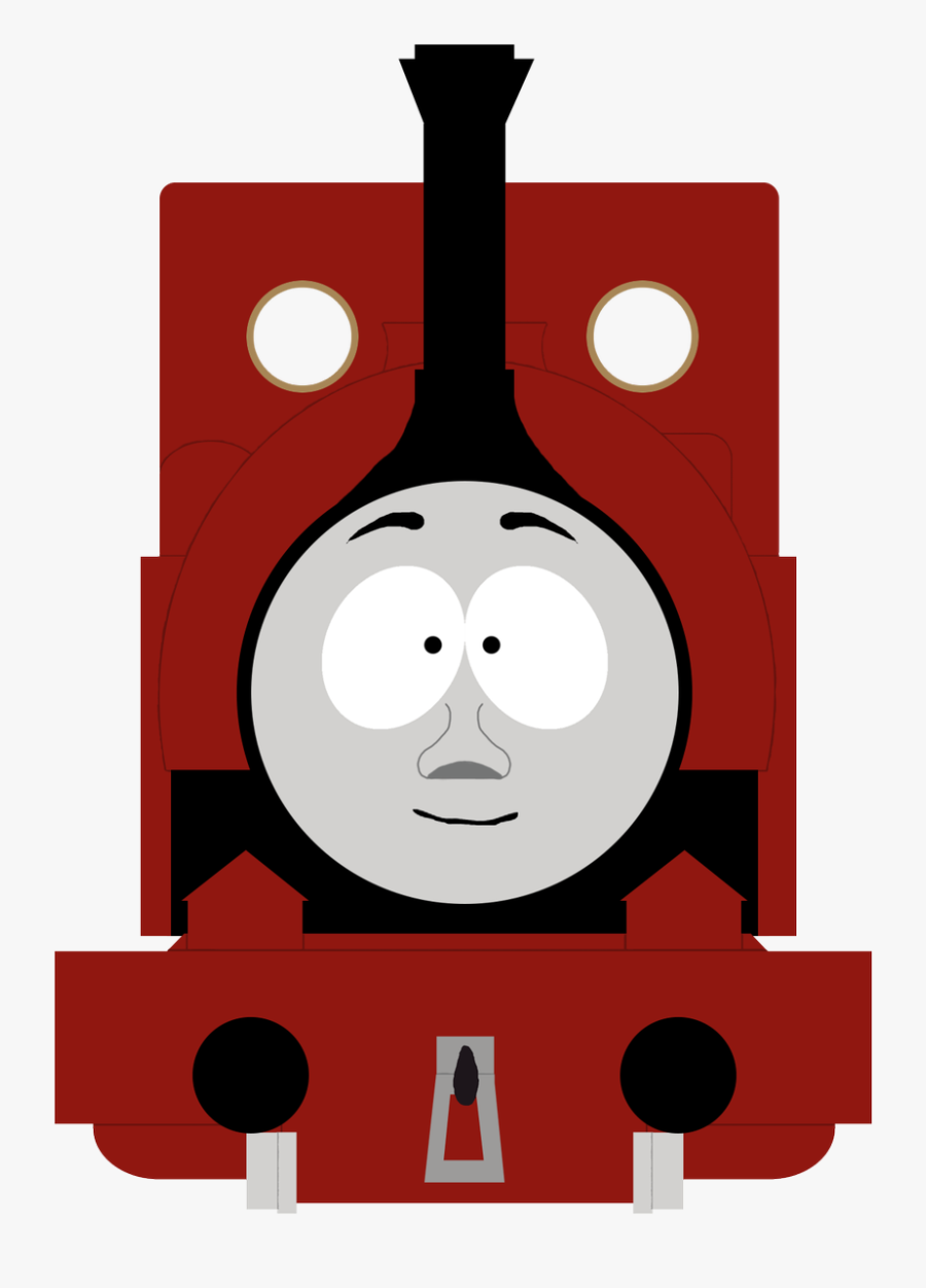 Thomas South Park Style, Transparent Clipart