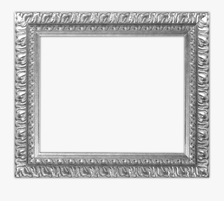 Digital Scrapbooking Frames - Silver Photo Frame Clipart, Transparent Clipart