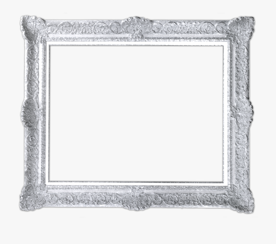 Transparent Photo Frames Png - Silver Picture Frames Png , Free