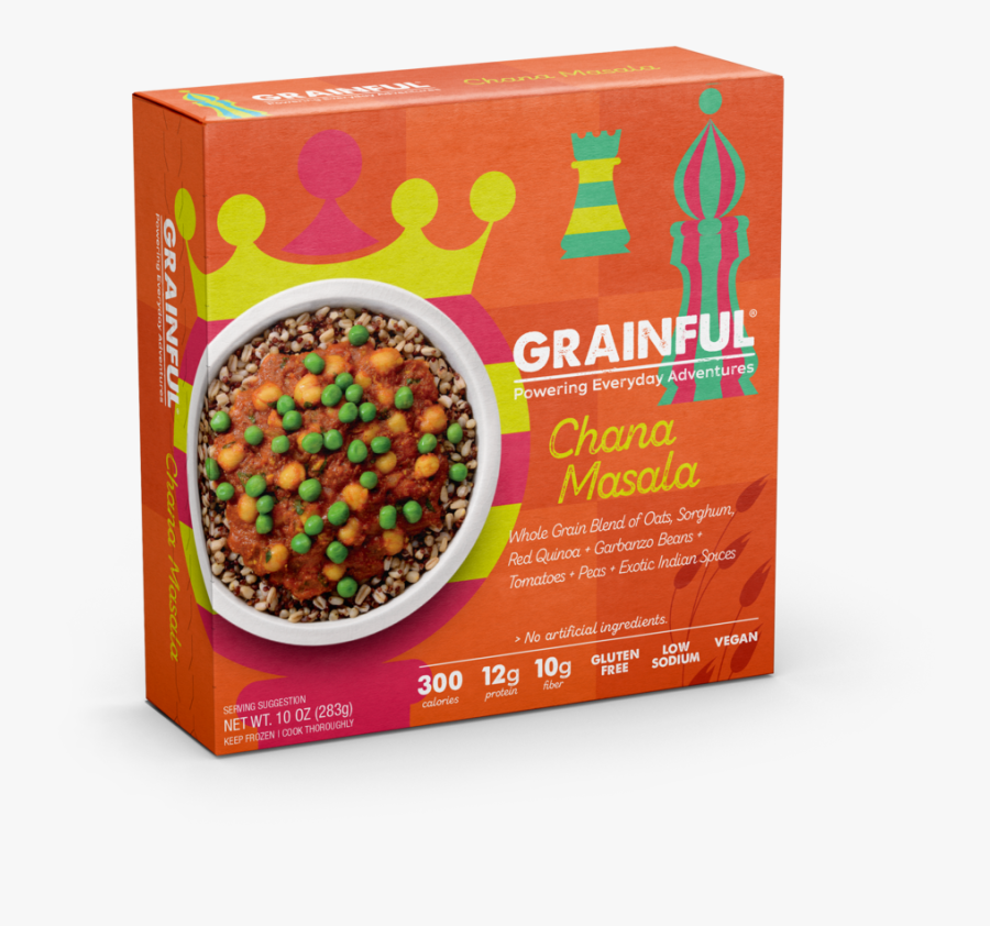 Chana Masala Box Mockup - Grainful Chana Masala, Transparent Clipart