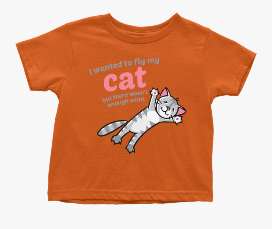 Hd Flying Cat Toddler T - Cartoon, Transparent Clipart