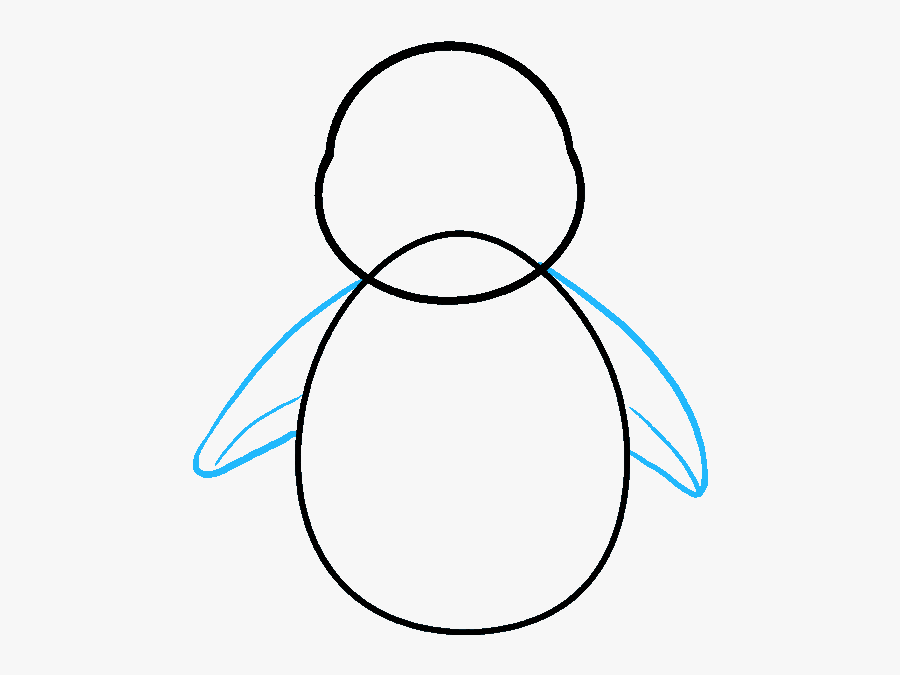 How To Draw A Penguin Really Easy Drawing Tutorial - Adã©lie Penguin, Transparent Clipart