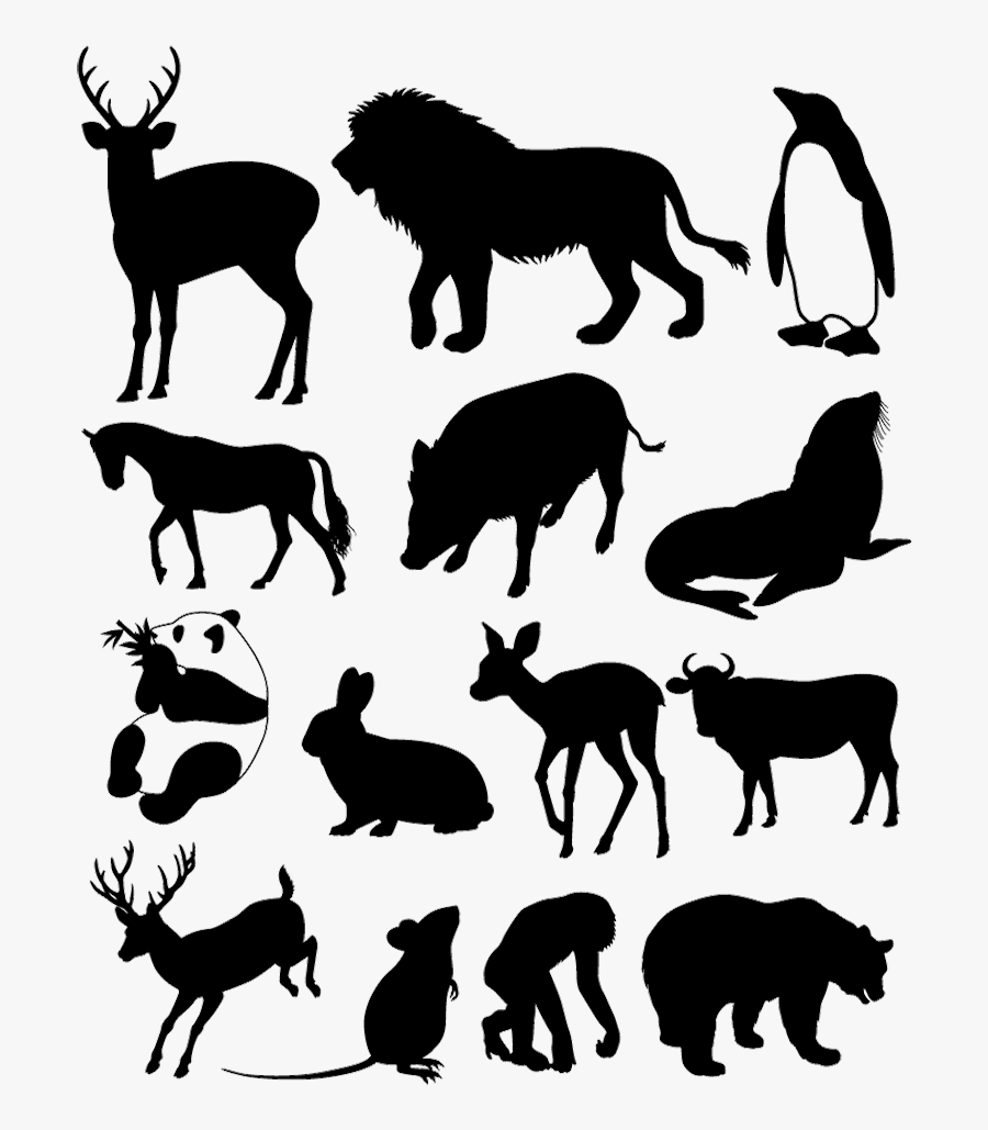 Silhouette Drawing Photography Clip Art - Silhouette Animal Drawing, Transparent Clipart