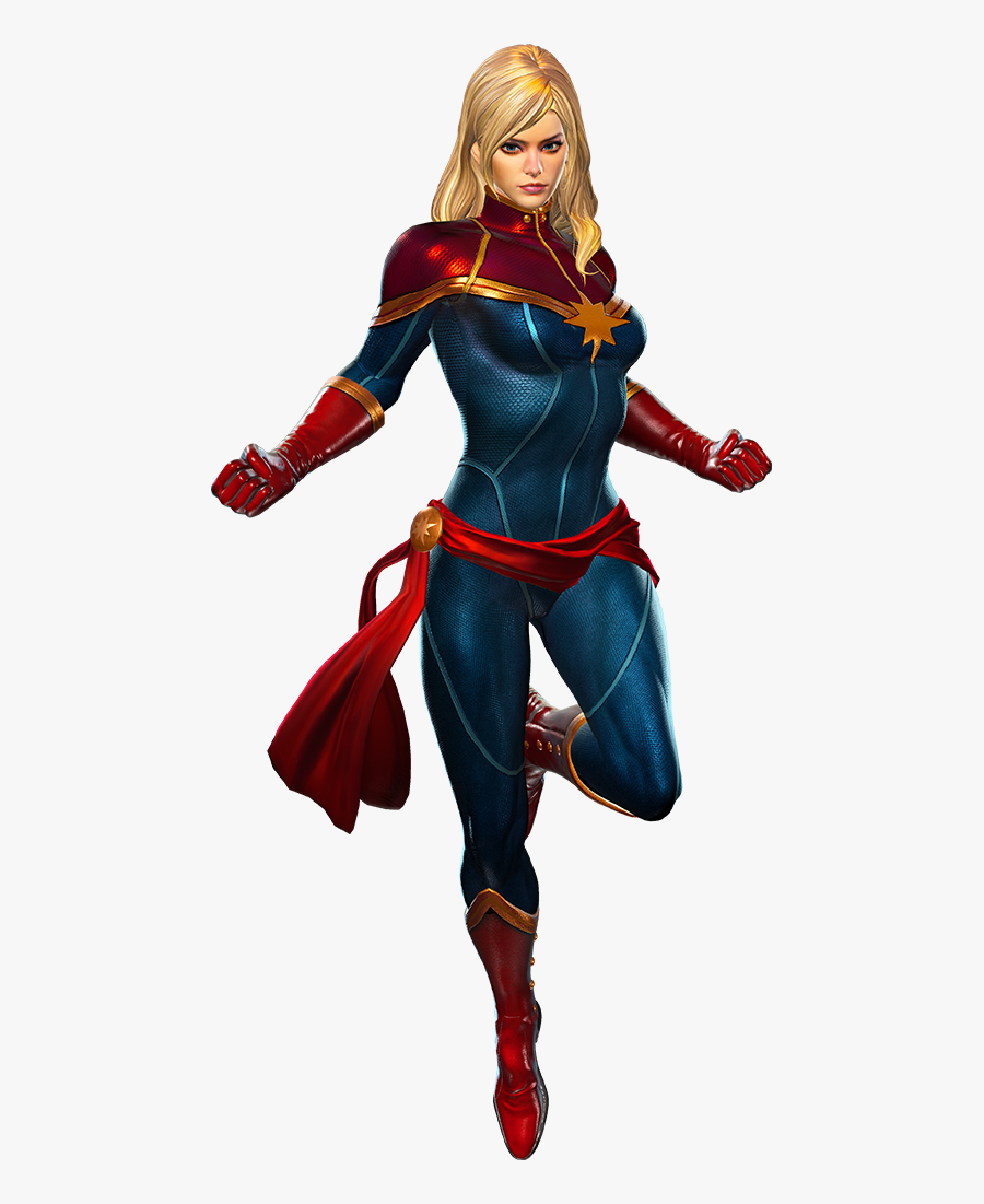 Captain Marvel Carol Png - Captain Marvel Marvel Vs Capcom, Transparent Clipart