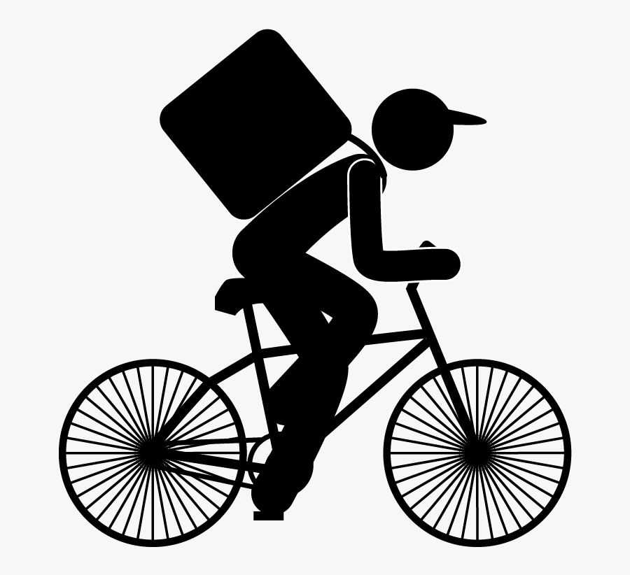Food Delivery Service - Bike Doodle , Free Transparent Clipart - ClipartKey