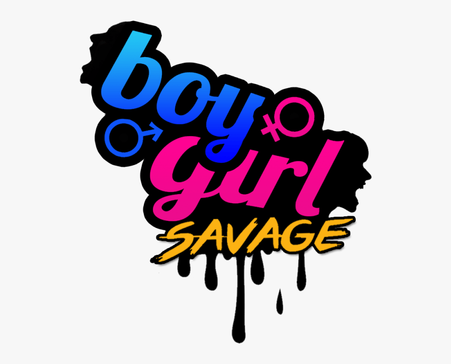 The Boy Girl Savage - Best Logo For Boys And Girls, Transparent Clipart