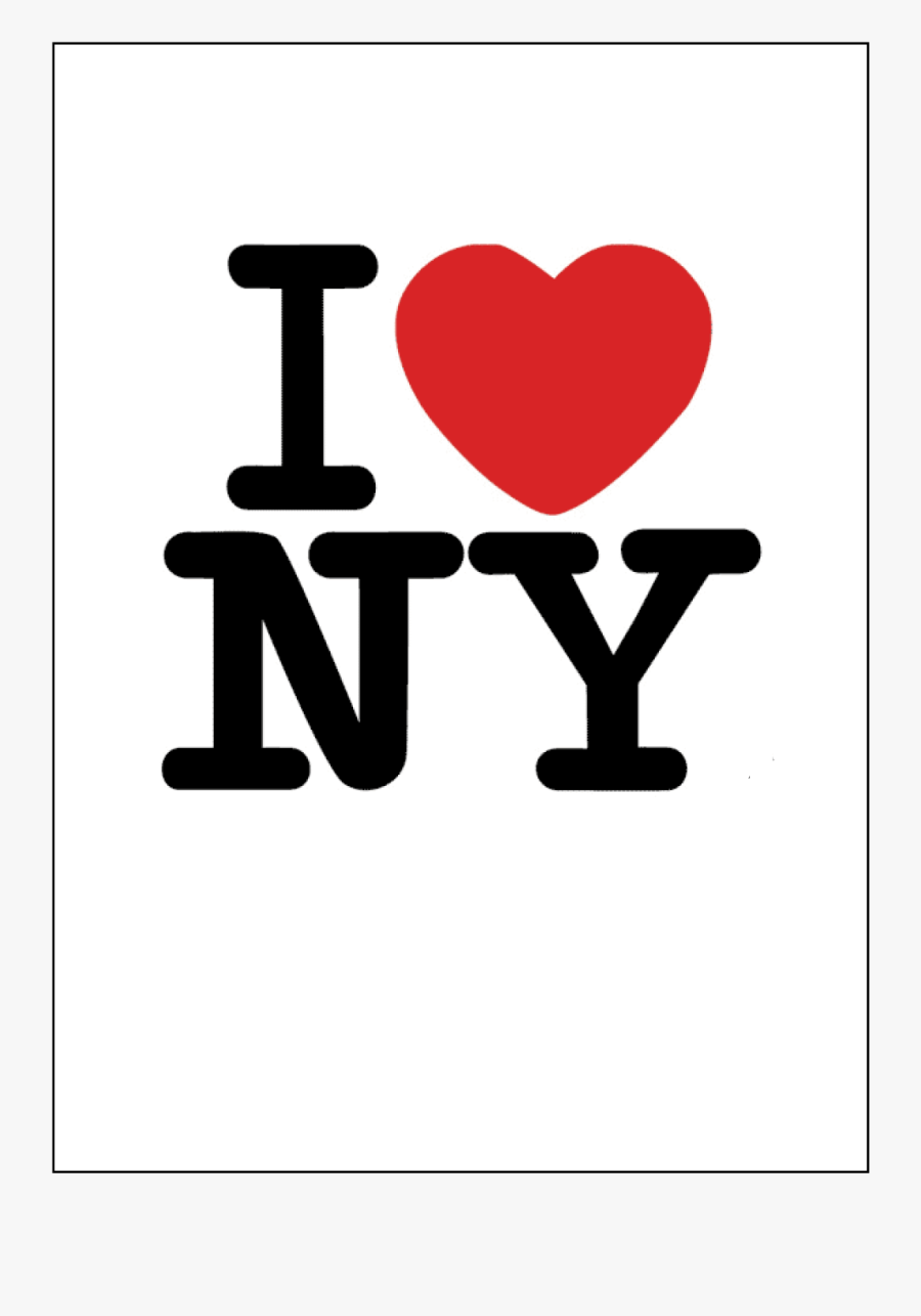 Clip Art I Love New York Font - Love New York, Transparent Clipart