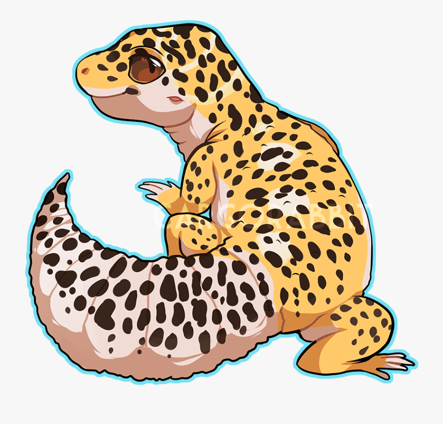 Geckie - Leopard Gecko Art, Transparent Clipart