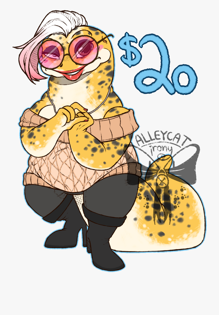 Leopard Gecko Clipart, Transparent Clipart