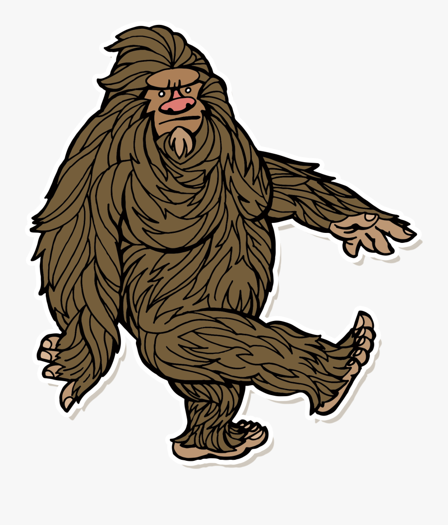 Bigfoot Footprint Clipart, Transparent Clipart