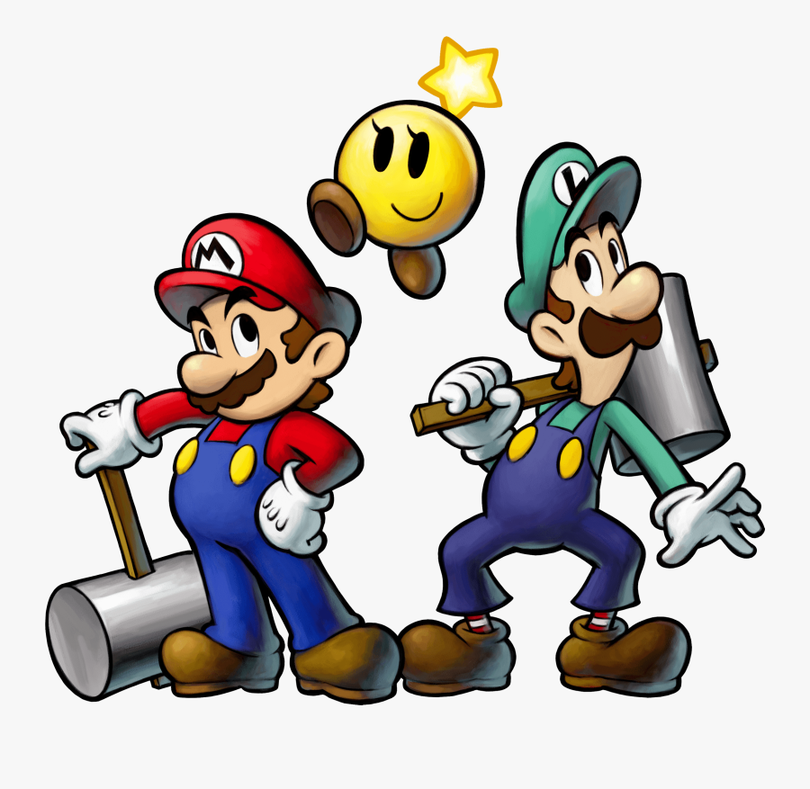 Mario And Luigi Artwork, Transparent Clipart