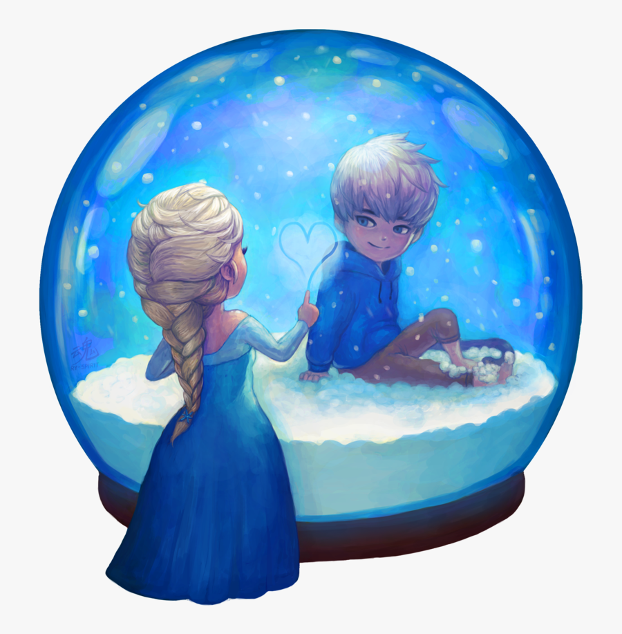 Transparent Snow Png Hd - Jack Frost And Elsa Anime, Transparent Clipart