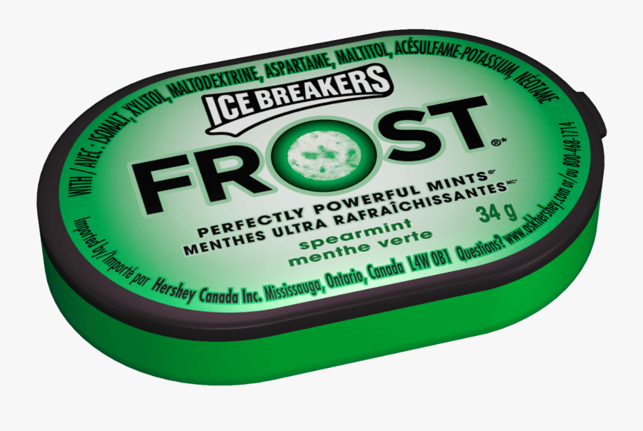Ice Breakers Frost Spearmint Mints - Ice Breakers Frost, Transparent Clipart