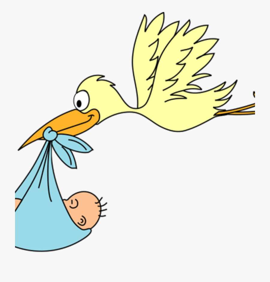 Flamingo Clipart Baby - Newborn Baby Cartoon Png, Transparent Clipart