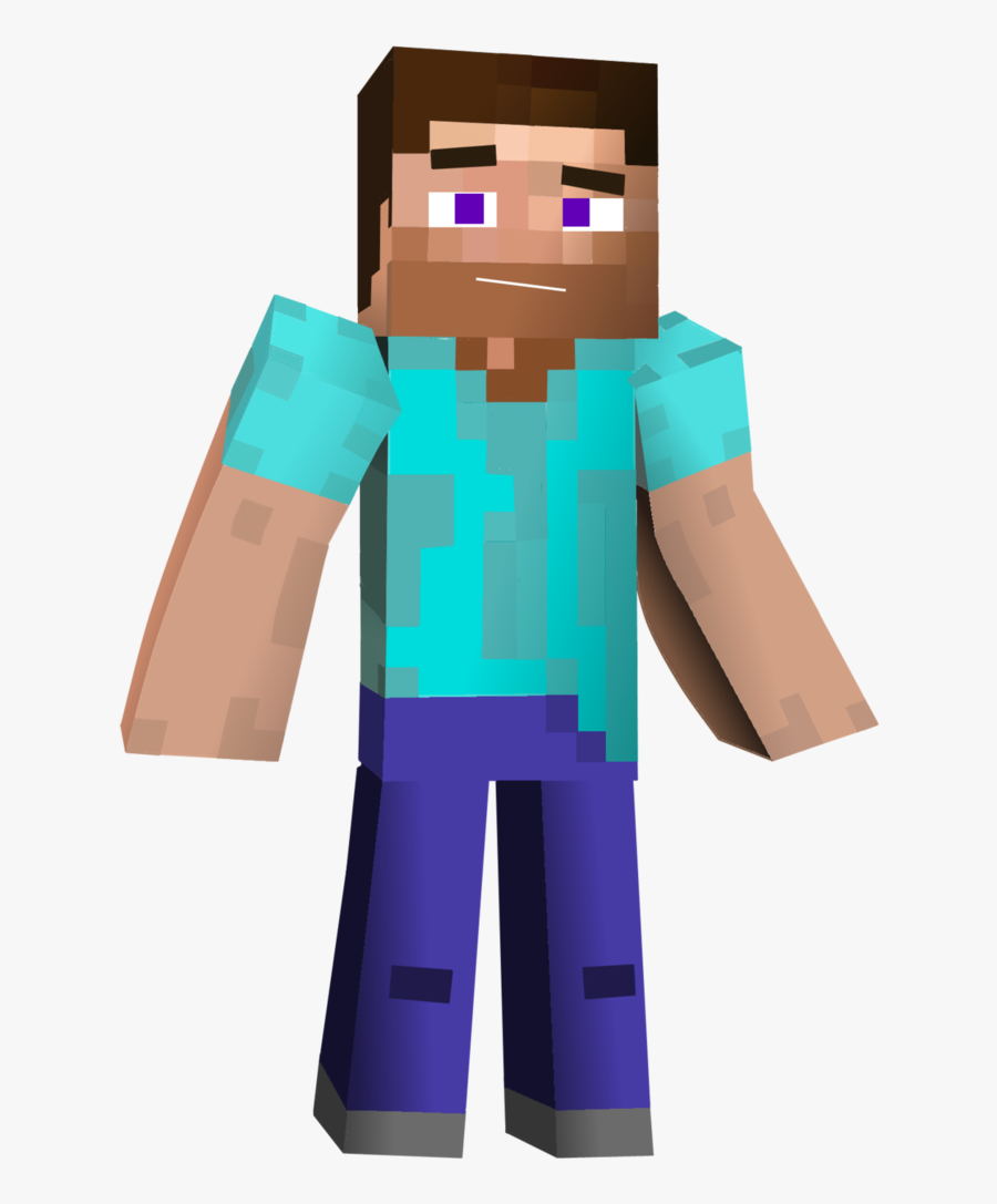 730 X 1095 - Steve Minecraft 3d, Transparent Clipart