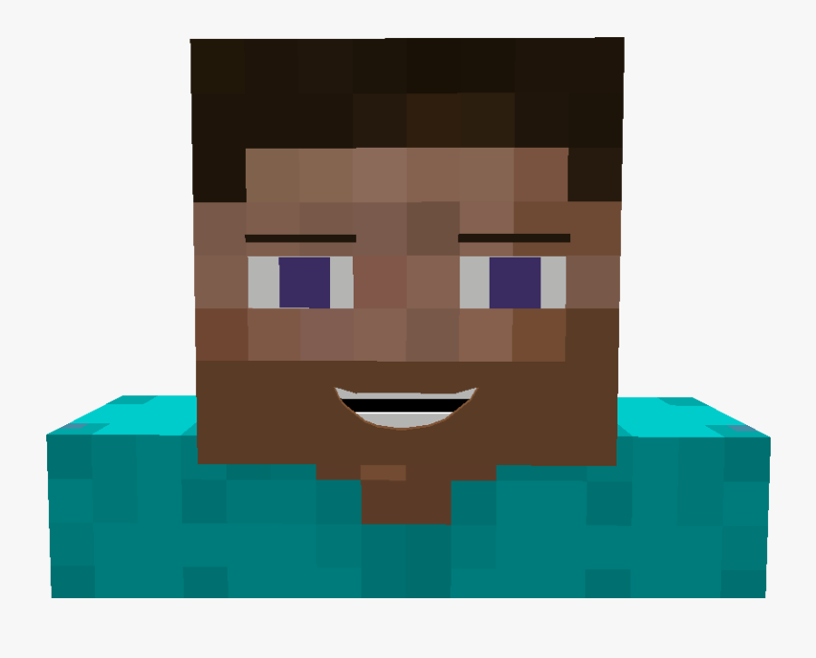 Steve Transparent Minecraft Eye - Transparent Minecraft Mouth, Transparent Clipart