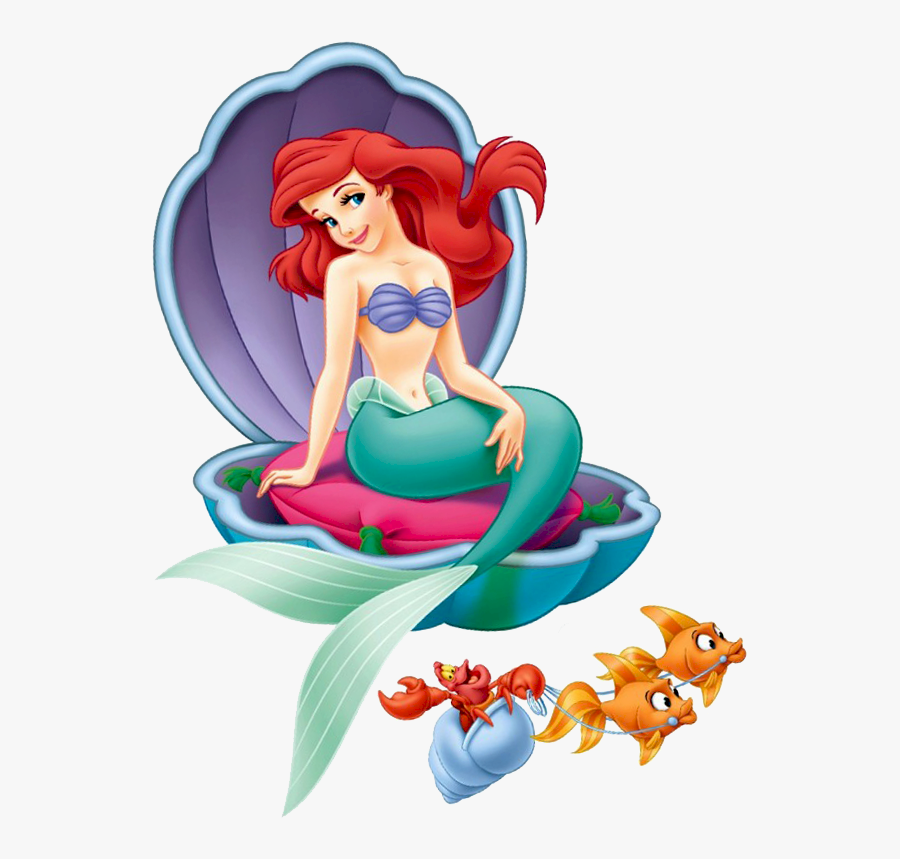 Svg Free Library Little Mermaid Birthday Clipart - Little Mermaid Clipart Png, Transparent Clipart