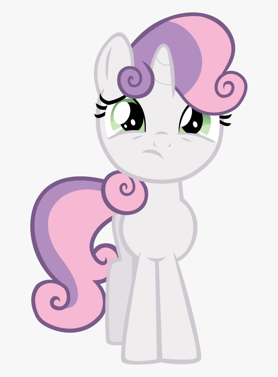 Collection Of Free Confixed - My Little Pony Sweetie Belle Crying, Transparent Clipart