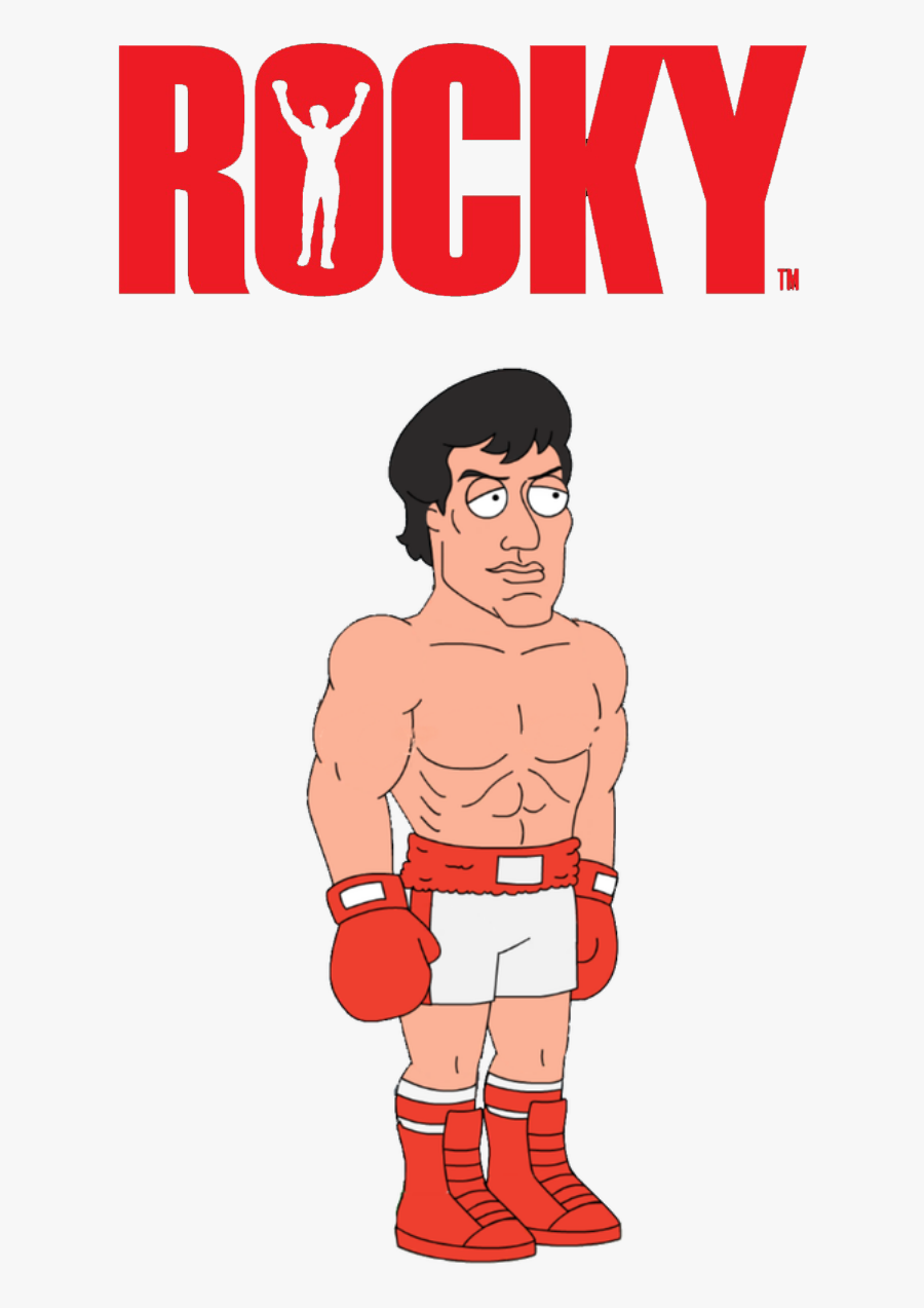 Rocky Balboa Boxing Familyguy Freetoedit - Rocky Vector Balboa, Transparent Clipart