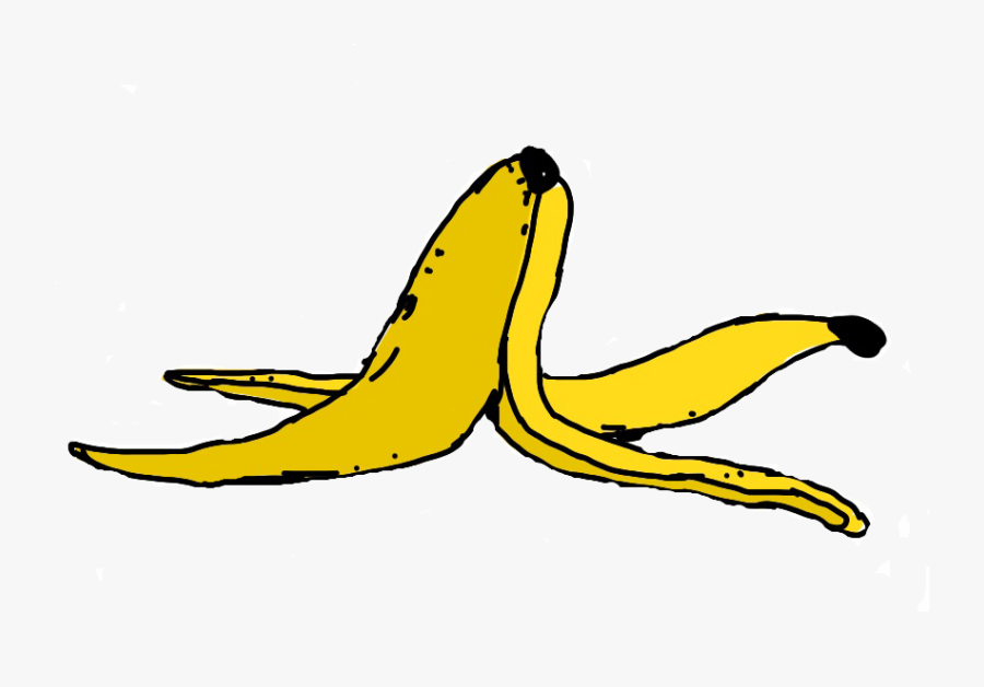 Banana Peel Clipart Png Transparent Png , Png Download - Clip Art Banana Peel Png, Transparent Clipart