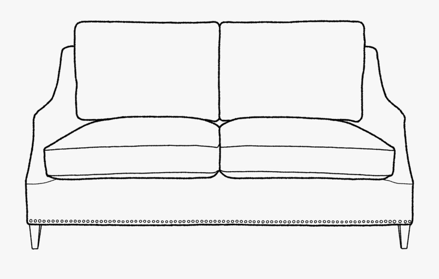 Transparent Sofa Clipart - Furniture Drawing Free, Transparent Clipart