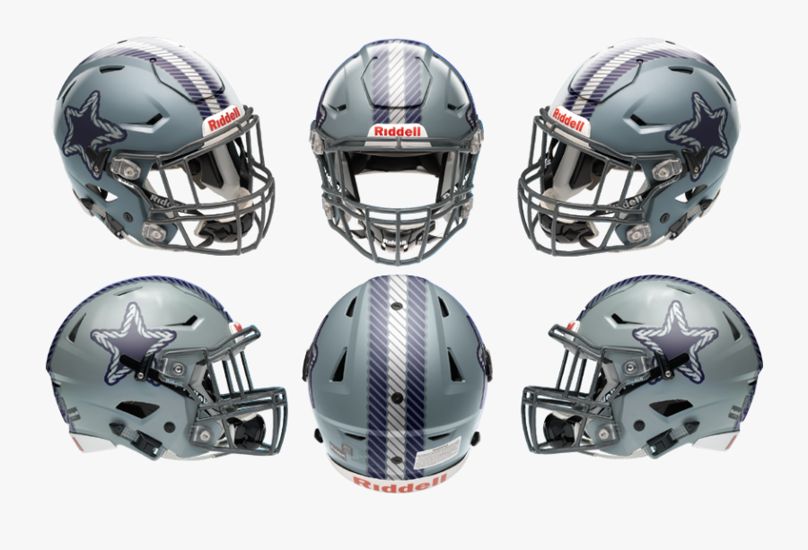 Transparent Dallas Cowboys Helmet Png - Dallas Cowboys Speedflex Helmet, Transparent Clipart