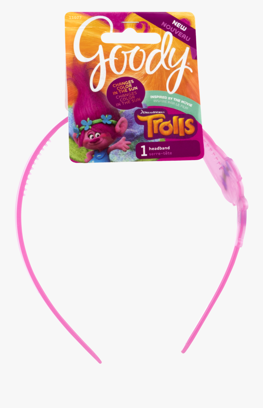 Goody Dreamworks Trolls Headband Pink - Natural Foods, Transparent Clipart