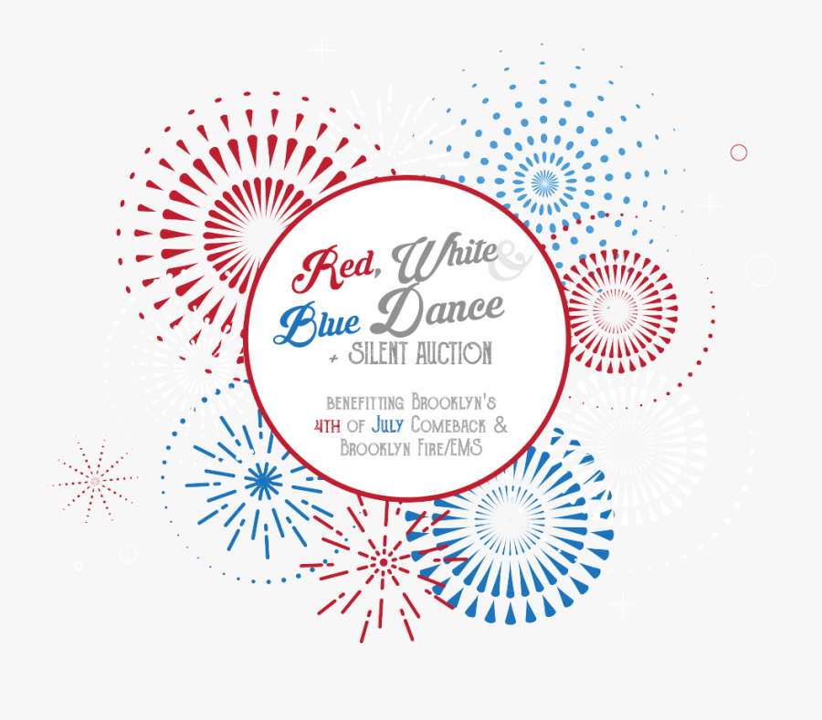 Red, White & Blue Dance Silent Auction - Circle, Transparent Clipart