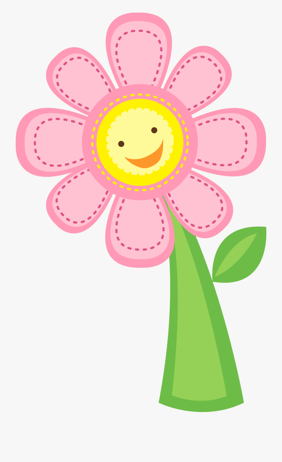 Alice In Babyland Clipart - Flower Clipart With Smile, Transparent Clipart
