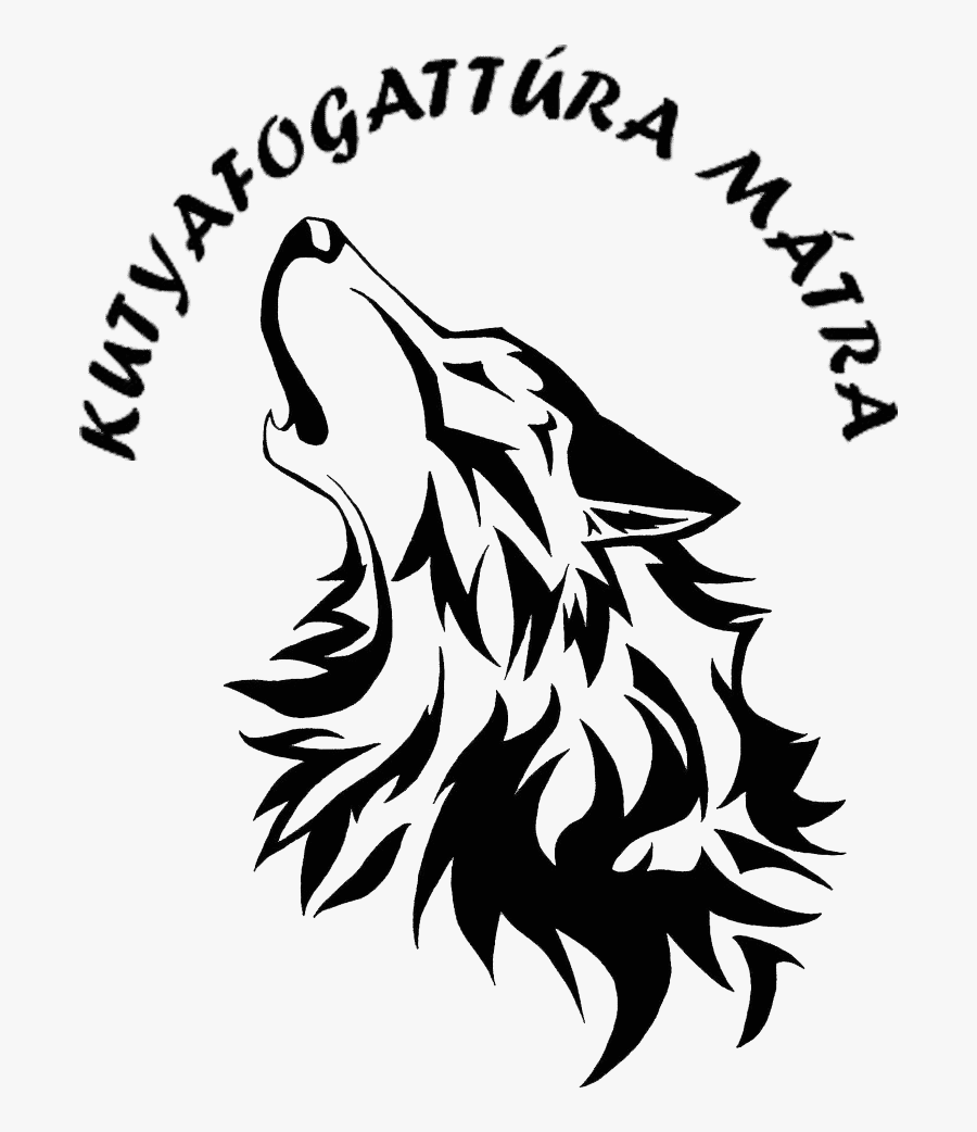 Gray Wolf Stencil Drawing Art Coyote - Shadow Wolf Wolf Symbol, Transparent Clipart