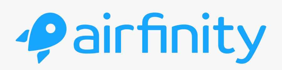 Airfinity Logo Blue, Transparent Clipart