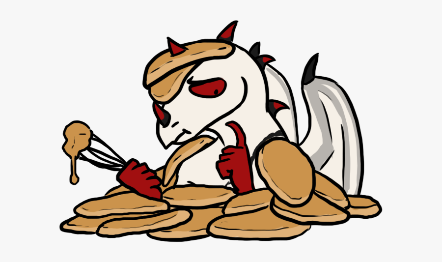 Dragon Pancakes - Cartoon, Transparent Clipart