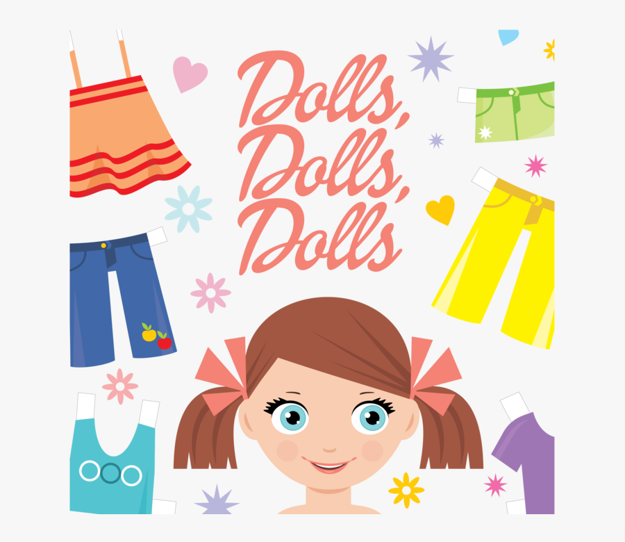 Kraft Kamp Week Five "dolls, Dolls, Dolls - Roupa De Boneca Desenho, Transparent Clipart