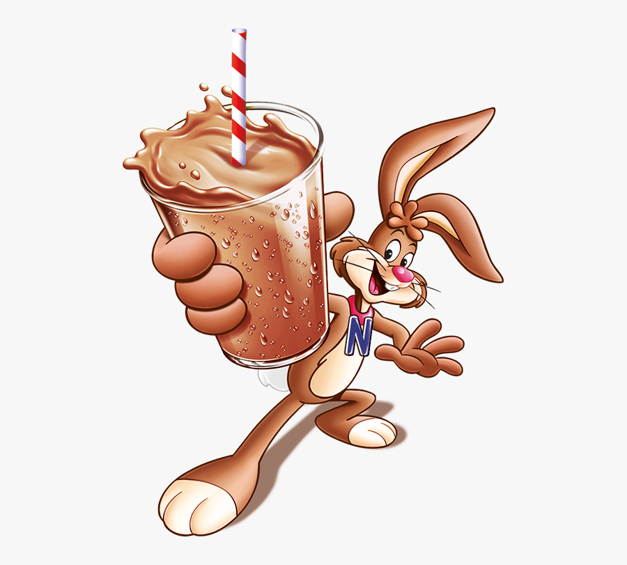 Nesquik Chocolate Milk Bunny, Transparent Clipart