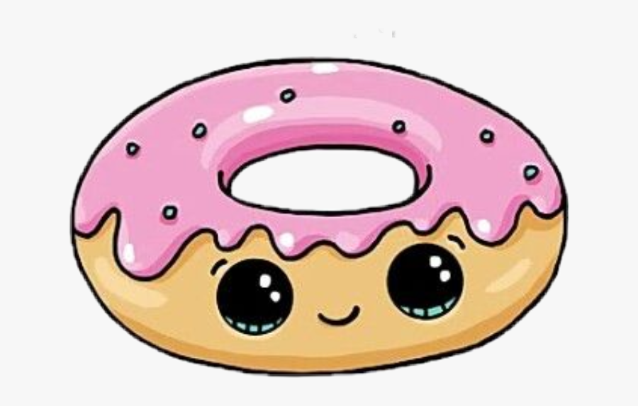 Donuts Kawaii Clipart , Png Download Draw So Cute Donut , Free