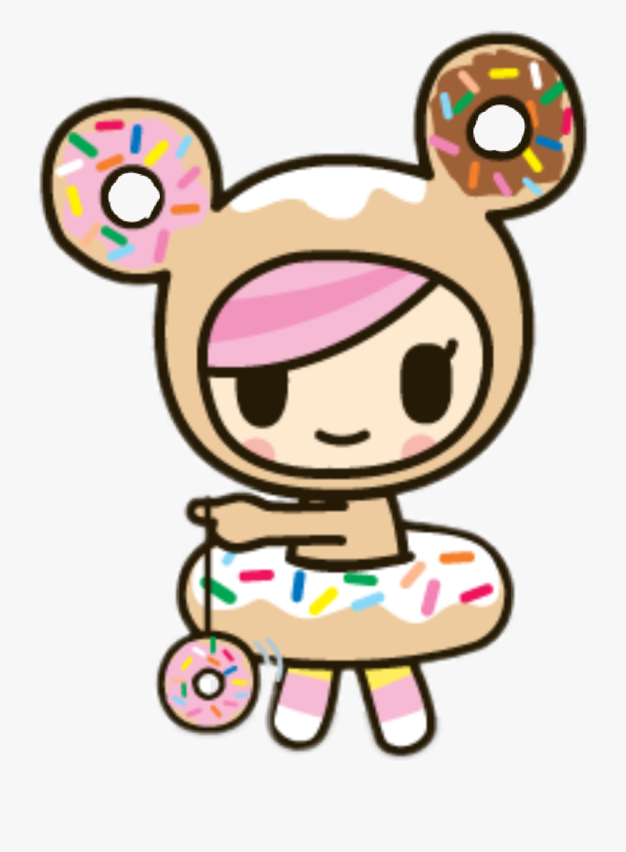 #donatella #tokidoki #donut #japan #kawaii #otaku - Tokidoki Donutella, Transparent Clipart