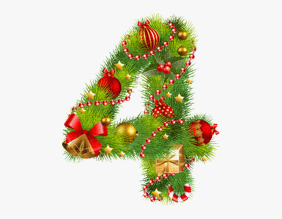 Christmas Numbers Png Christmas Numbers Clipart Transparent - Clipart Numbers For Christmas, Transparent Clipart