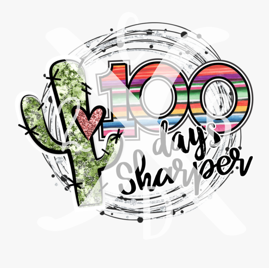 100 Days Sharper, Transparent Clipart