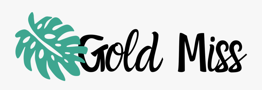 Gold Miss - Calligraphy, Transparent Clipart