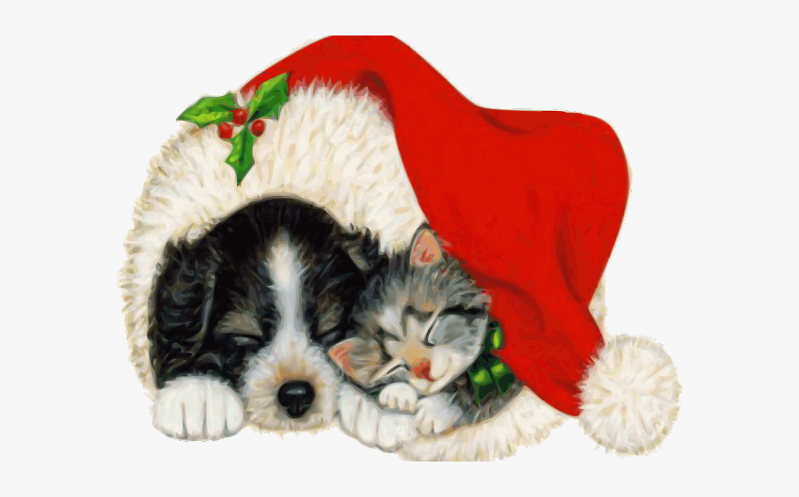 Christmas Dogs Cliparts - Animé Gif Joyeux Noel, Transparent Clipart