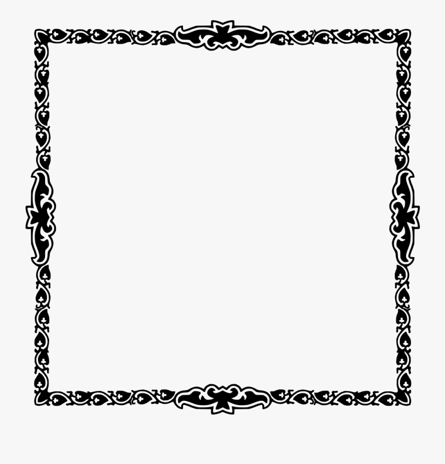 Transparent Art Deco Frame Clipart - Marco Cuadrado Vintage Png, Transparent Clipart