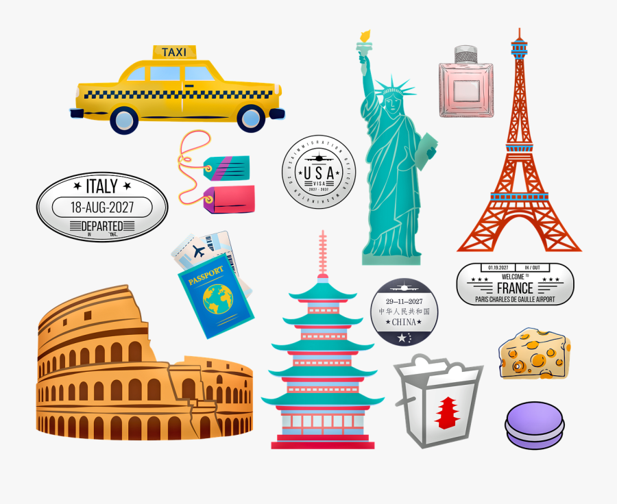 Travel, Transparent Clipart