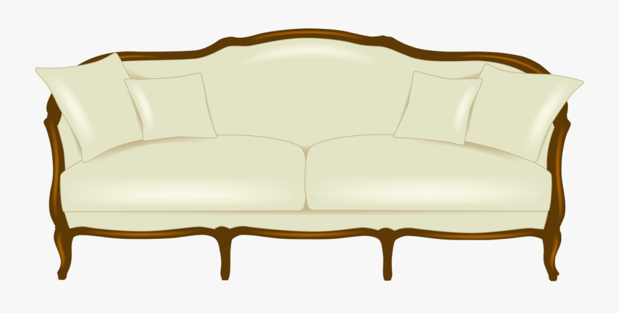 Sofa Png Vector, Transparent Clipart